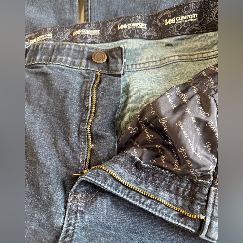 Lee Comfort Stretch Waistband Pants size 22W petite - Picture 6 of 9